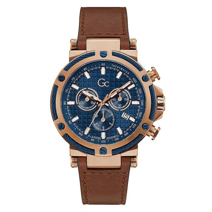 GC Y54005G7MF - Jam Tangan Pria - URBANCODE YACHTING CHRONO LEATHER