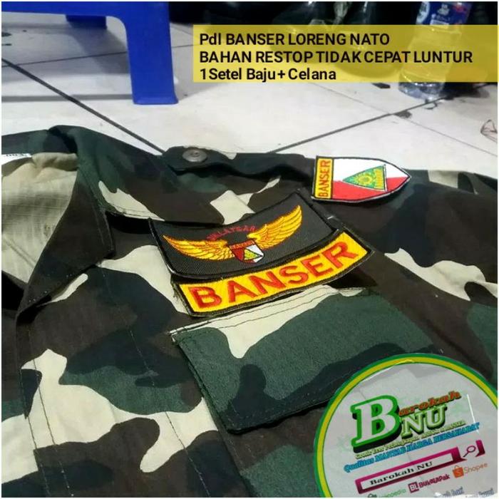 Seragam PDL BANSER LORENG NATO US