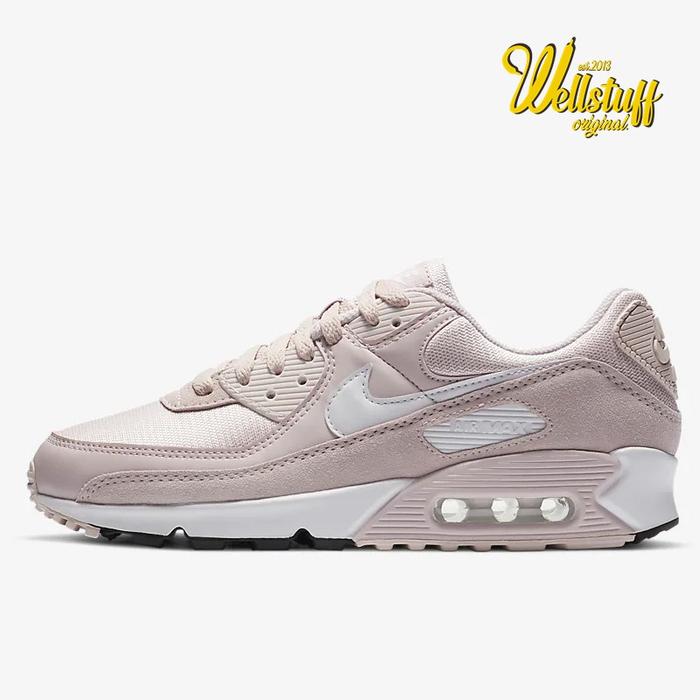 Sepatu Wanita Nike Wmns Air Max 90 Barely Rose Original CZ6221-600