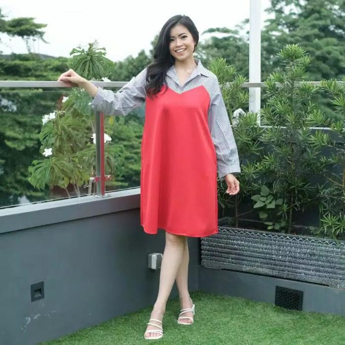 Dress Jumbo Tunik Jumbo Big size Chloe Dress Batch I By isuka Fashion
