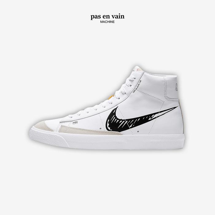 Nike Blazer Mid 77 Sketch Black 100% Original