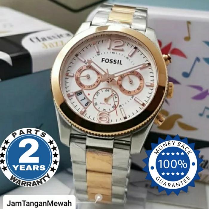 Jam Tangan Wanita Fossil Boyfriend ES 4135 & ES4135 Original 40mm Set