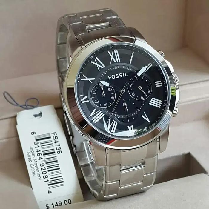 JAM TANGAN PRIA FOSSIL FS4736 ORIGINAL GARANSI 2 TAHUN