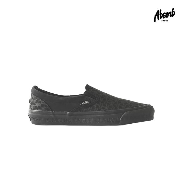 Vans Vault OG Classic Slip-On LX x Kith x Mastermind World (Black)