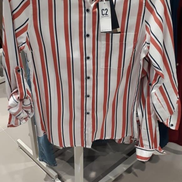 kemeja Garis C2