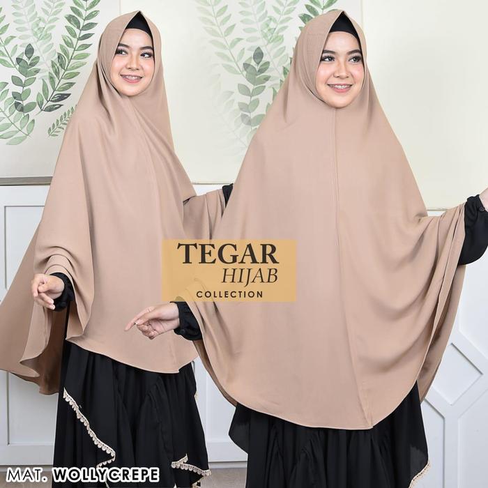 Tegar Hijab WOLLYCREP Pet Antam size XXL