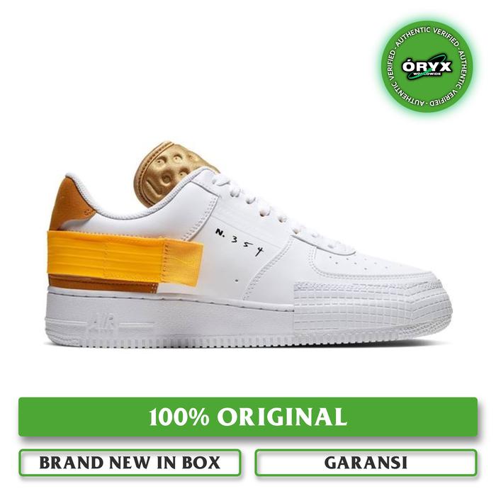 Nike Air Force 1 Type N 354 White / University Gold / Yellow