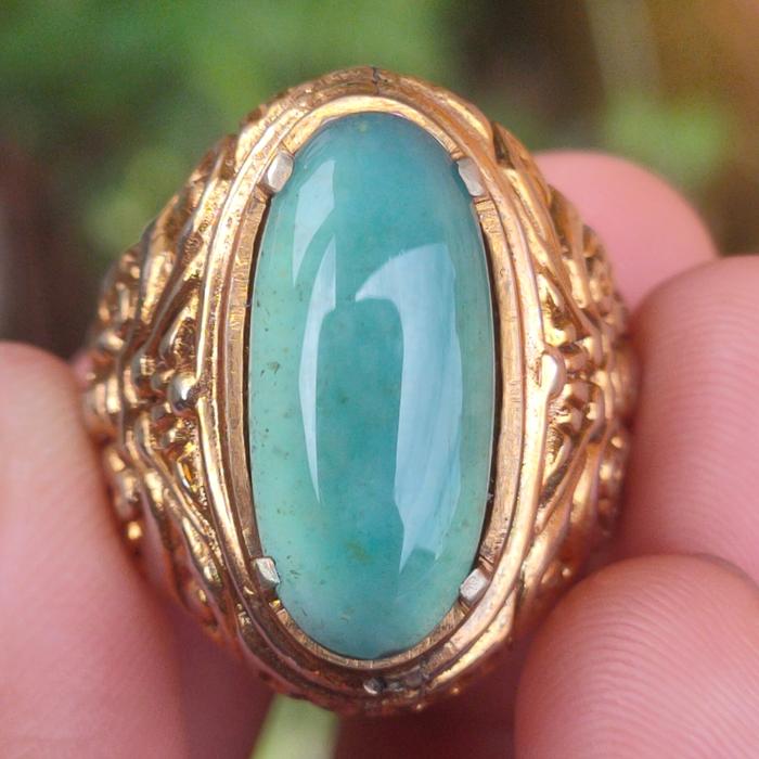 Bacan Palamea Kristal HQ - Giwang ( Batu Akik Natural asli Ternate)
