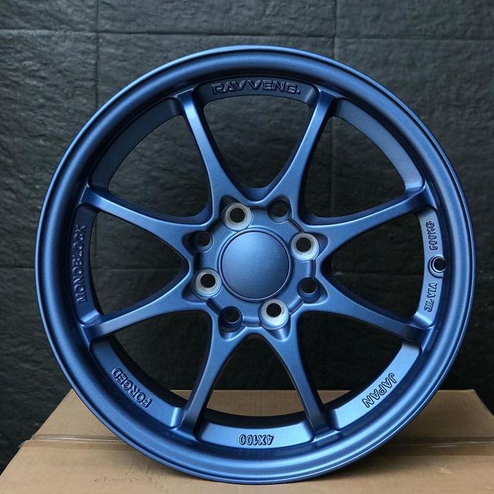 Velg Mobil Racing Rep. Volks Rays Ce28 Ring 16 Double PCD Mag.Blue