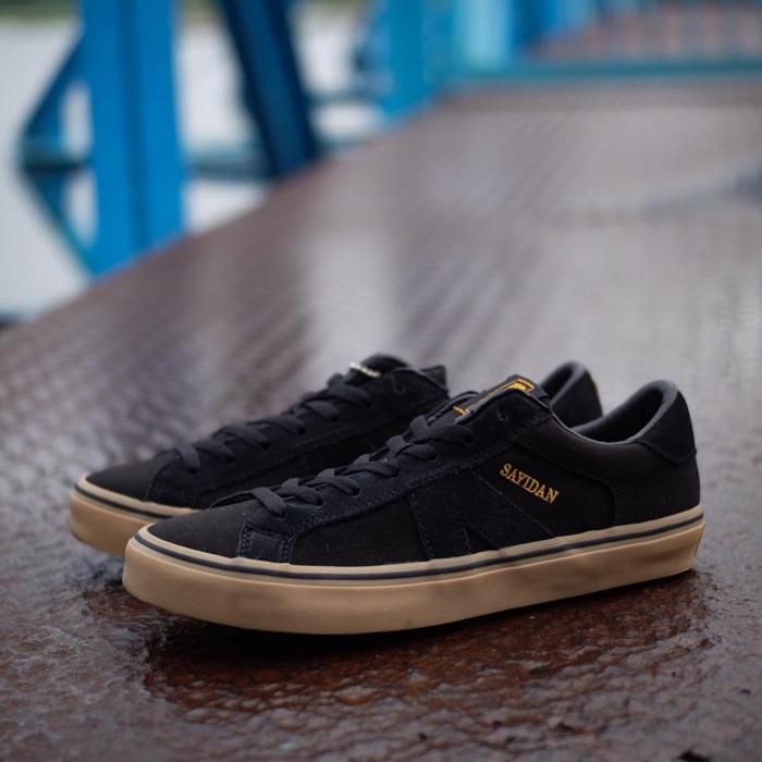 SEPATU ARL FOOTWEAR SAYIDAN BLACK GUM LOW ORIGINAL