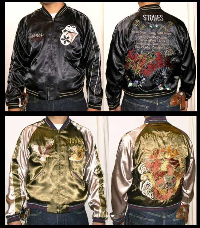 Sukajan Tailor Toyo - Rolling Stones STICKY FINGERS - Satin Model