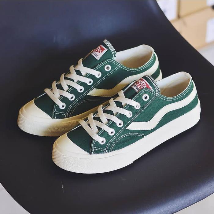 SEPATU VENTELA PUBLIC LOW GREEN HIJAU ARMY ORIGINAL