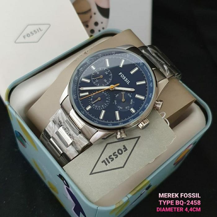 Jam Fossil Sullivan Copper BQ 2448 2511 2458 2447 Original 44mm SetBox