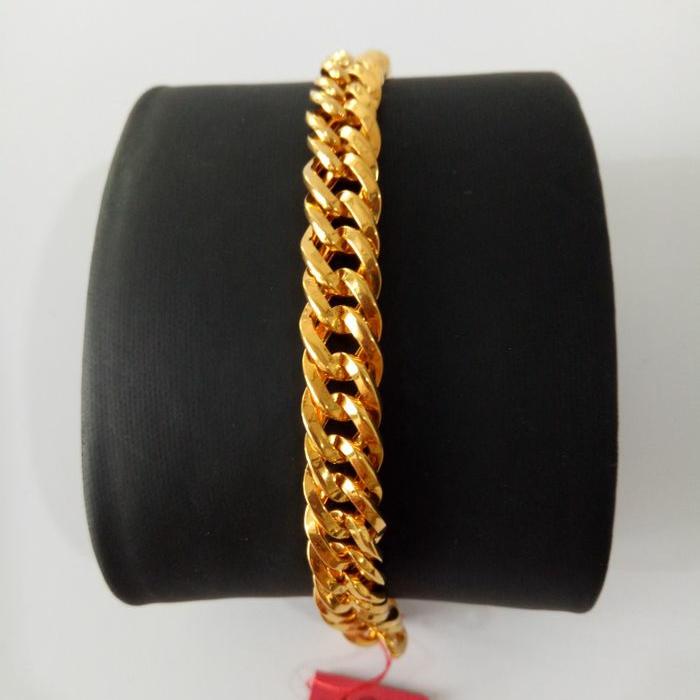 Gelang Emas asli model Rantai variasi Kadar 700 Berat 9.9- 10.1 gram