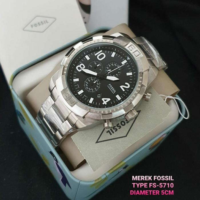 Jam Tangan Pria Fossil Bronson FS5710 FS 5710 Original 50mm Fullset