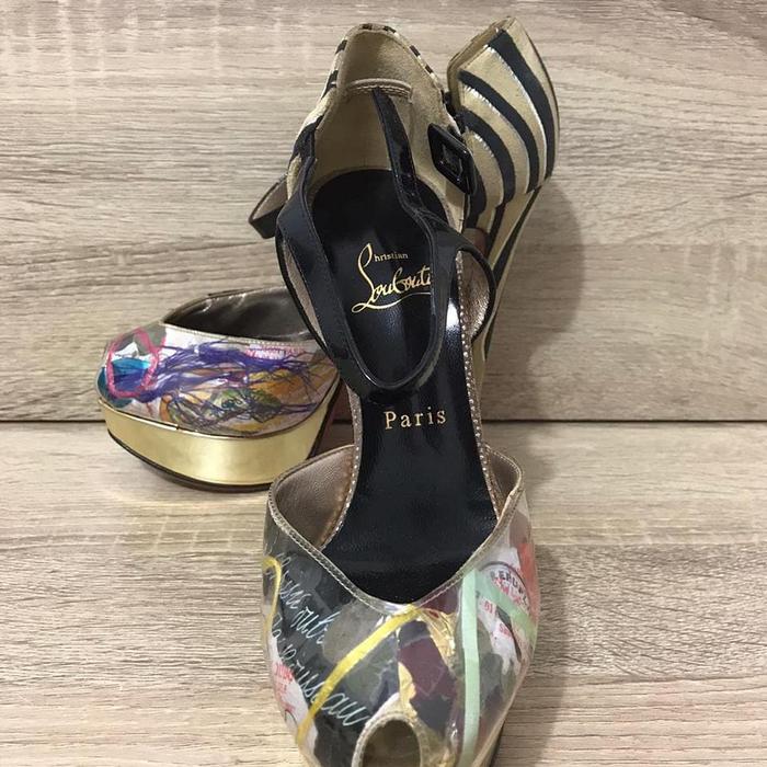 sepatu Louboutin original sepatu preloved authentic original shoes