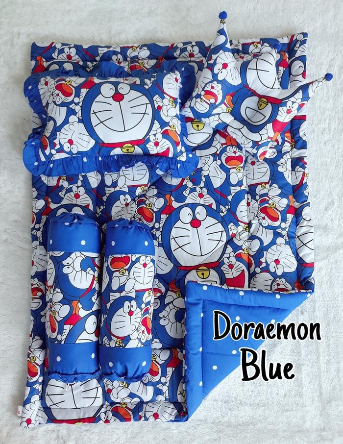 Bedcover Bayi - Selimut Bayi - Doraemon Blue