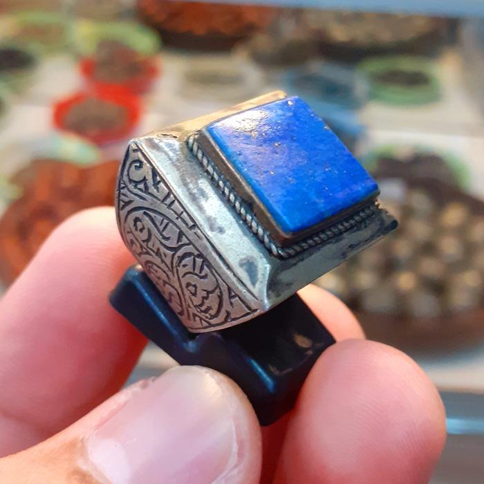 CINCIN ANTIK ASLI DARI AFGHANISTAN BATU LAPIS LAZULI ASLI