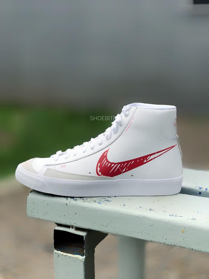 NIKE MID BLAZER VINTAGE 77 SKETCH RED