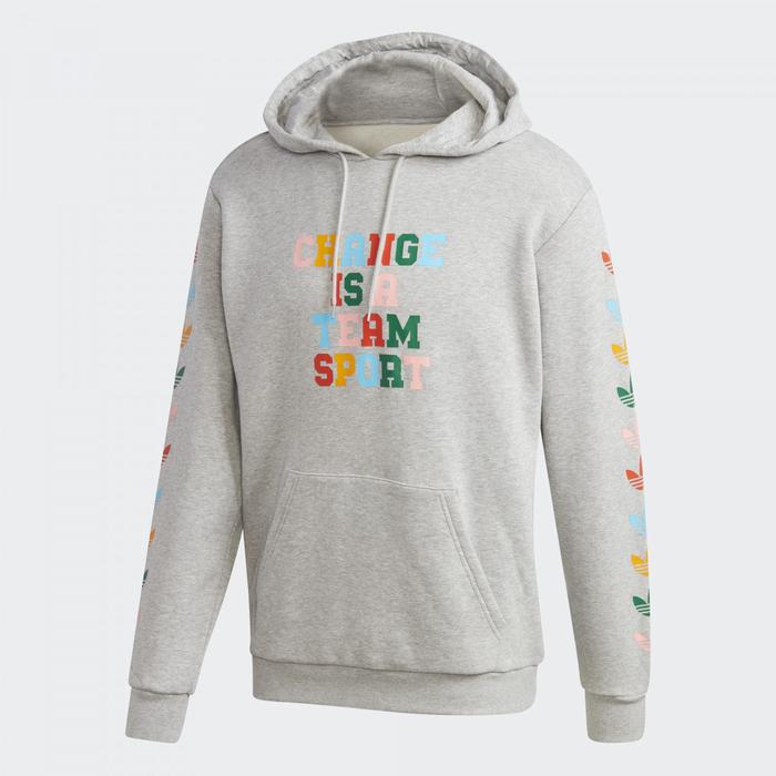 Adidas Change Is a Team Sport Hoodie Grey Originals