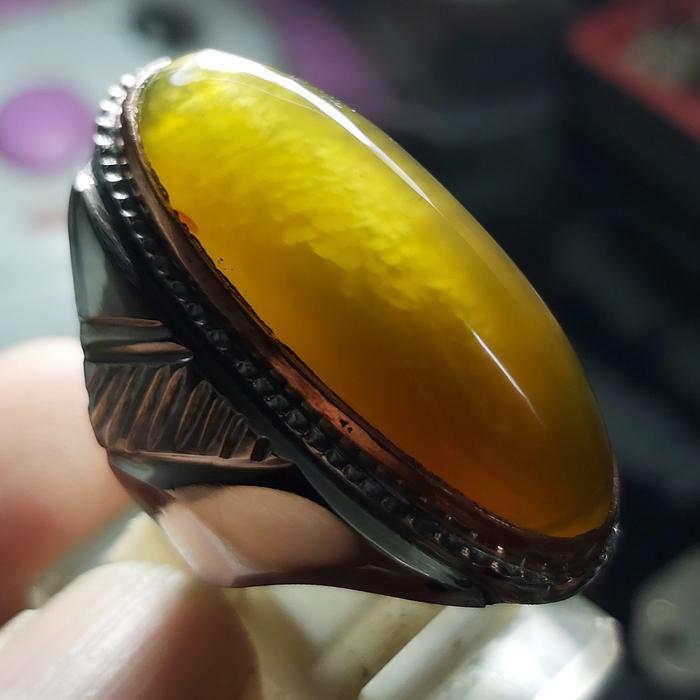 Pandan Nanas Golden - Cincin Batu Akik 02