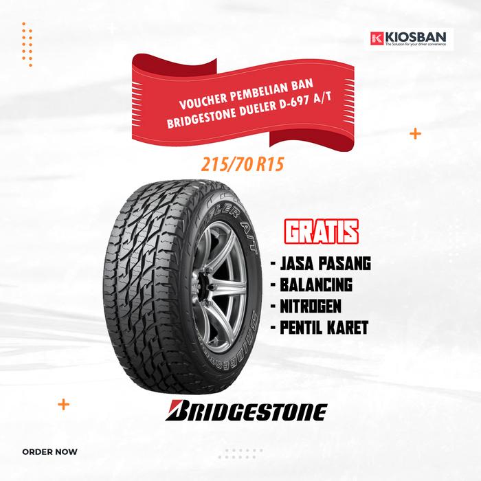 Ban Mobil Bridgestone Dueler D697 AT 215/70 R15