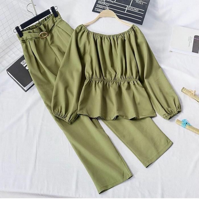 Milea Set / one set kekinian / setelan milea / one set milea