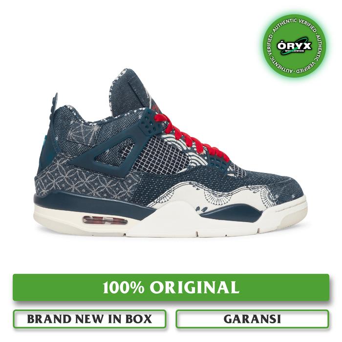 Nike Air Jordan 4 Retro SE Sashiko Deep Ocean / Fire Red
