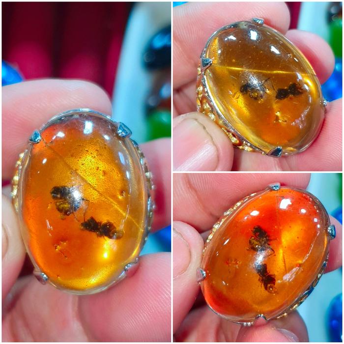 OBRAL PASTI MURAH CINCIN GETAH KATILAYU EMAS BADAR SEMUT ANTIK UNIK