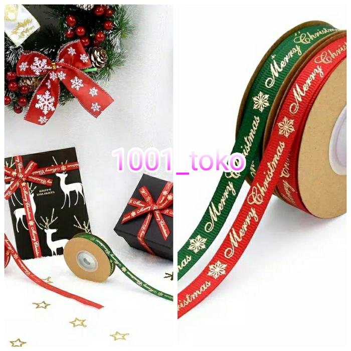 pita grosgrain natal 1 cm/ yard