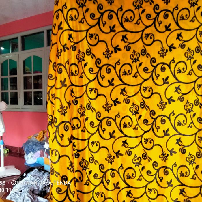 Kain Felamin motif batik/Kain dekorasi filamen
