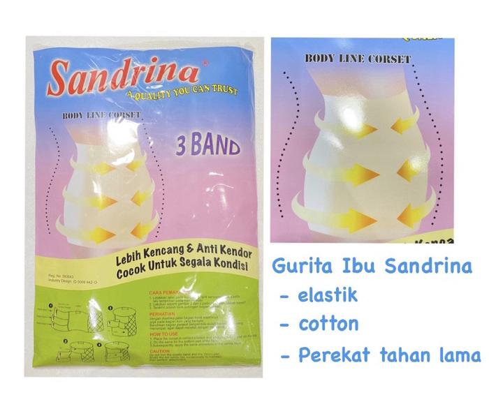 Korset wanita setelah lahiran 3 band merek sandrina