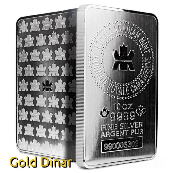 Perak Batangan 10 Oz 311 gr RCM Silver Bar nadir gram dirham koin coin