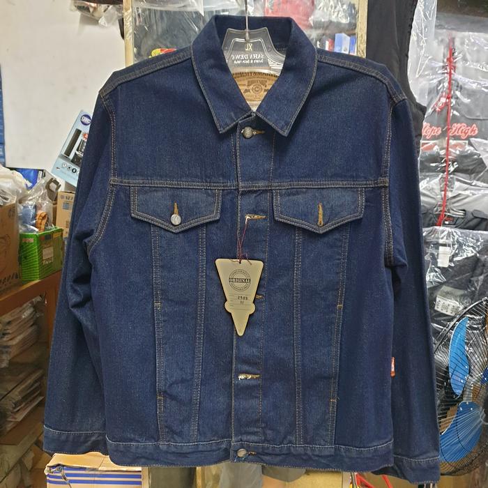 Jaket jeans pria Jimmy Martin jaket denim 2589-navy