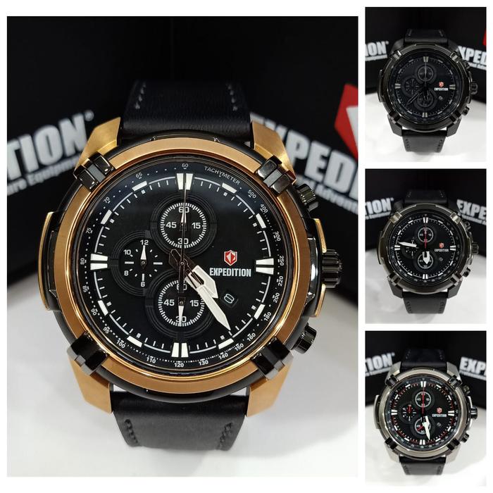 Jam Pria EXPEDITION E6786 E 6786 Original Garansi Resmi Chronograph