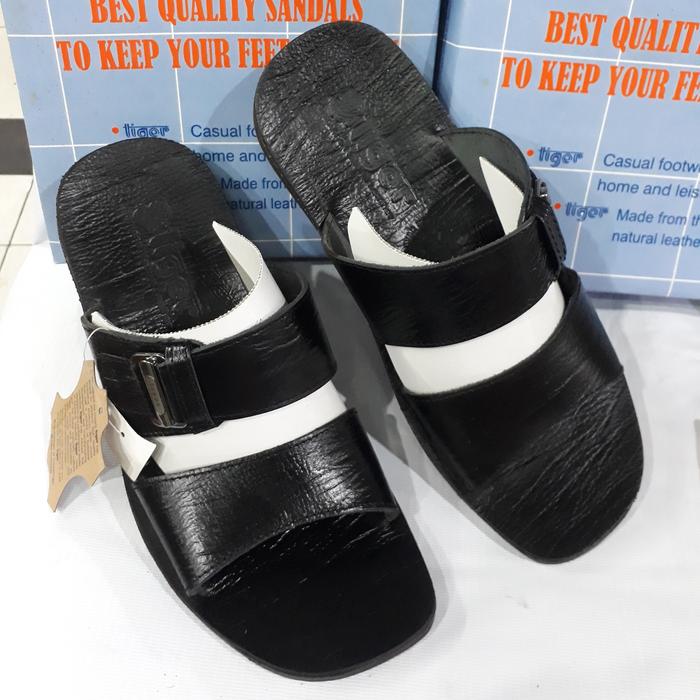sandal kasual pri kulit asli Tiger original ban 2
