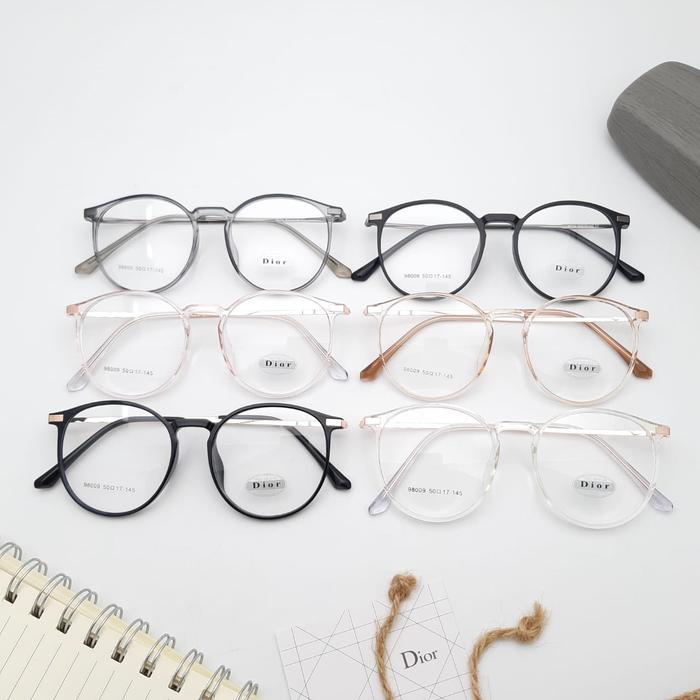 Frame kacamata minus lentur TR90 98009 + lensa antiradiasi