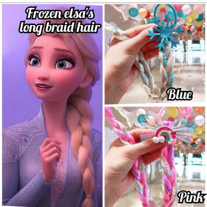 Frozen Elsa long hair/ikat rambut Frozen /ikat rambut palsu Frozen