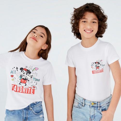 Kaos Mickey Mouse with Placement Mickey Mouse Print Original