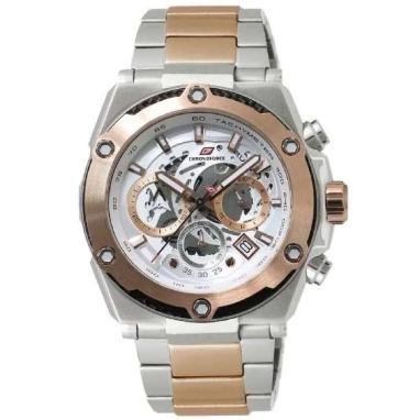 JAM TANGAN CHRONOFORCE 5297 CF 5297 PRIA SILVER COMBI ORIGINAL