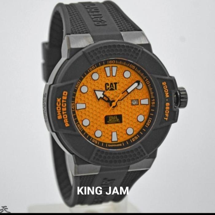 Jam Tangan Pria Cat Caterpillar SF,161,21,711 Original Black Orange