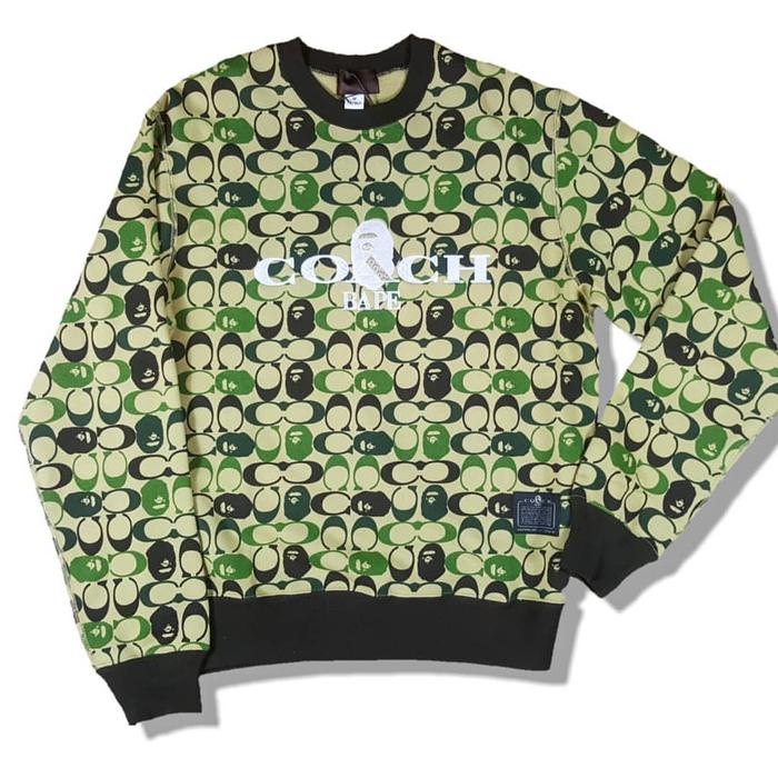 BAPE BXC CREWNCK SWEATSHIRT X COACH