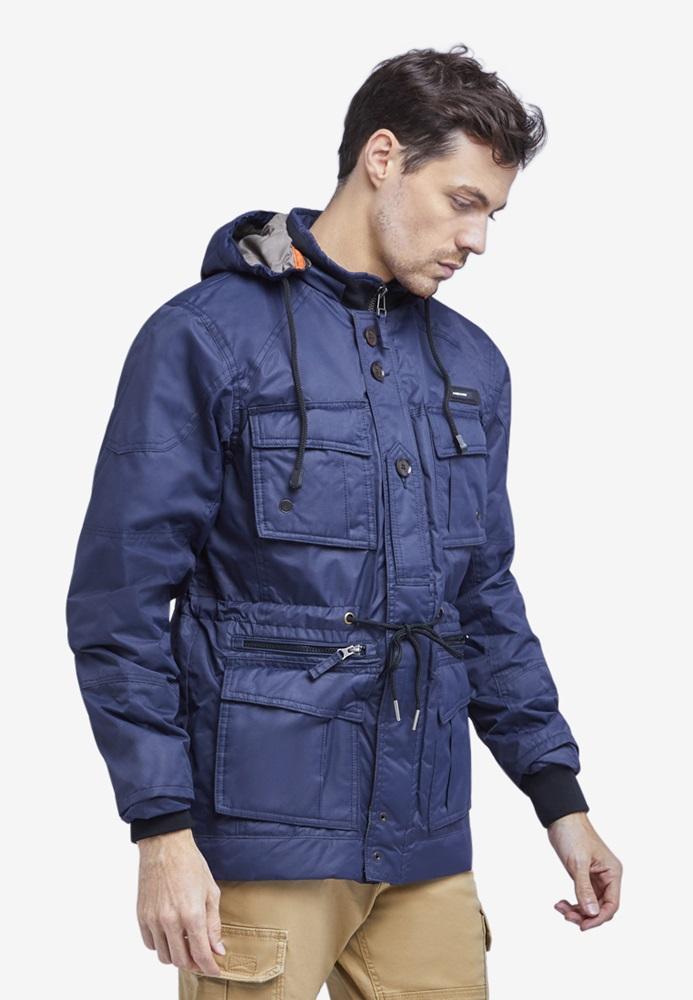 Jaket Parka Pria Asli Brand MGee 3451C Outerwear Parka 004 Navy