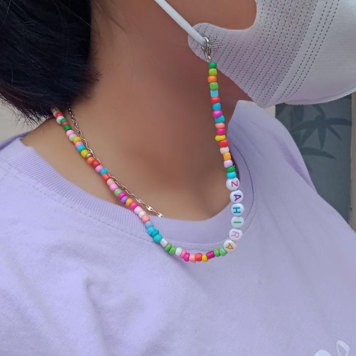 tali masker / kalung masker anak bisa custom nama