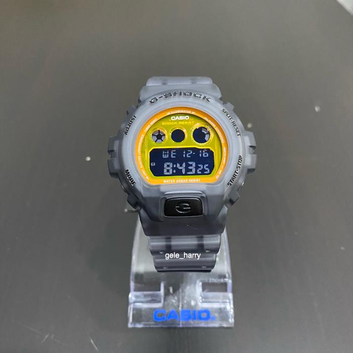 Casio Gshock DW 6900LS-1 Smoke Jelly Case