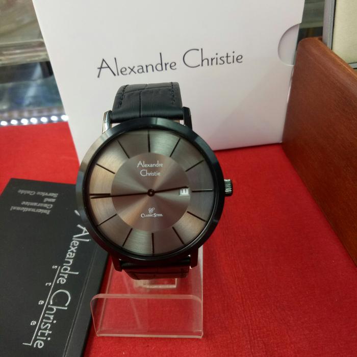 jam tangan analog pria alexandre christie AC 8599 MD stainless steel