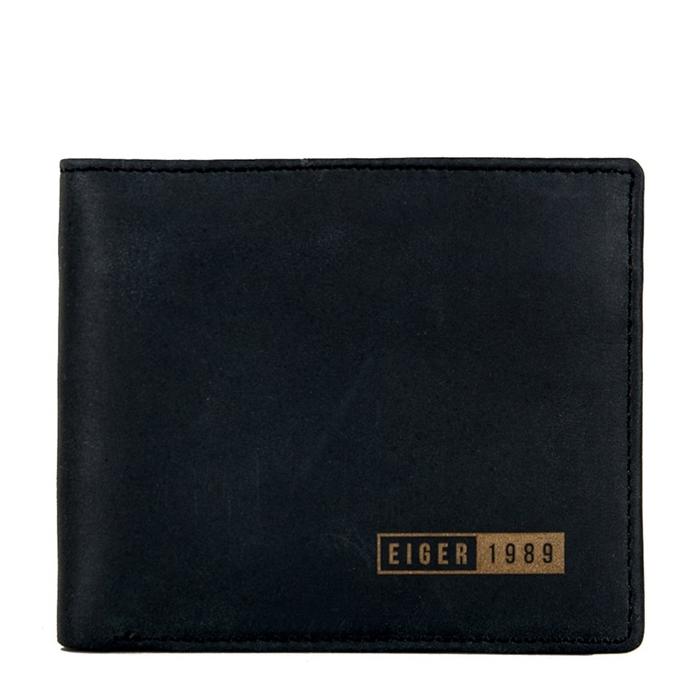 NEW PRODUK DOMPET PRIA EIGER 1989 PELLEWALLET BLACK Kulit Uang Kartu Hitam