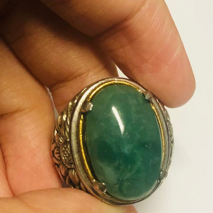 batu akik hijau Garut 07 m,batu akik,batu asli,batu alam,cincin