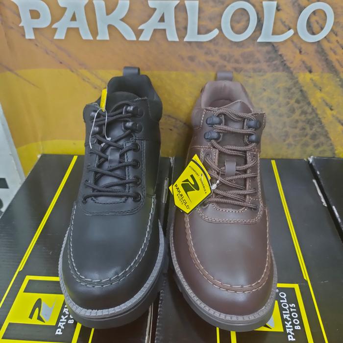 PAKALOLO BOOTS SEPATU KULIT atas mata kaki ASLI % N 08195 B&A
