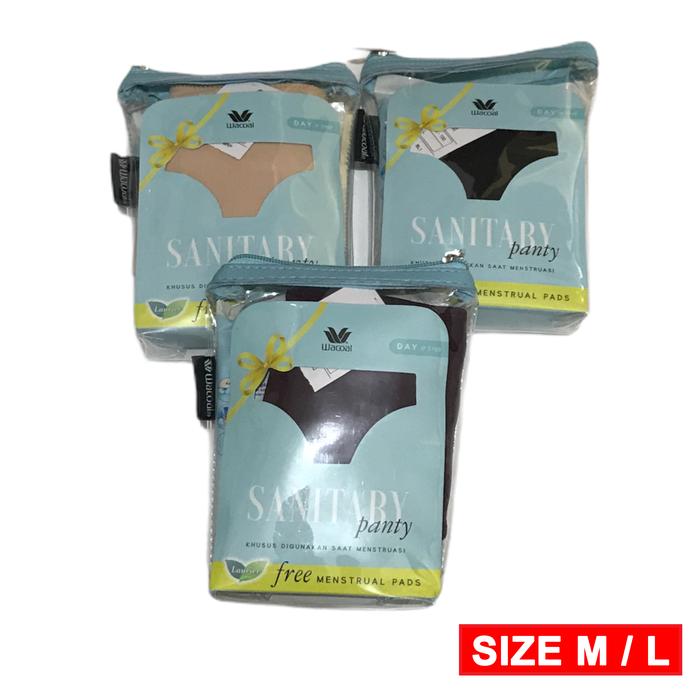 Wacoal Sanitary Panty FREE 1 Pembalut Laurier / Celana Menstruasi
